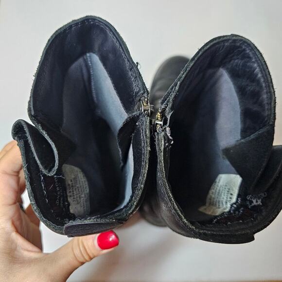 Kodiak W's Sz 6.5 Alcona Waterproof Black Motorcycle Zip boots. Leather. Canada - Picture 6 of 15